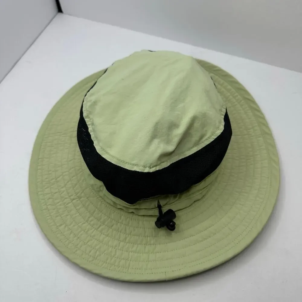 Columbia Sportswear Vtg Boonie Bucket Hat Sage Green Mesh Vented Unisex One Size